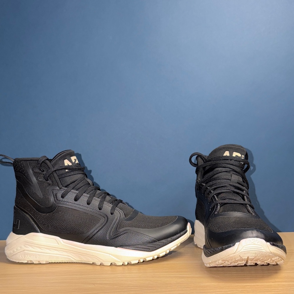 APL Techloom Defender in Black/Pristine Unisex Weatherproof High Tops